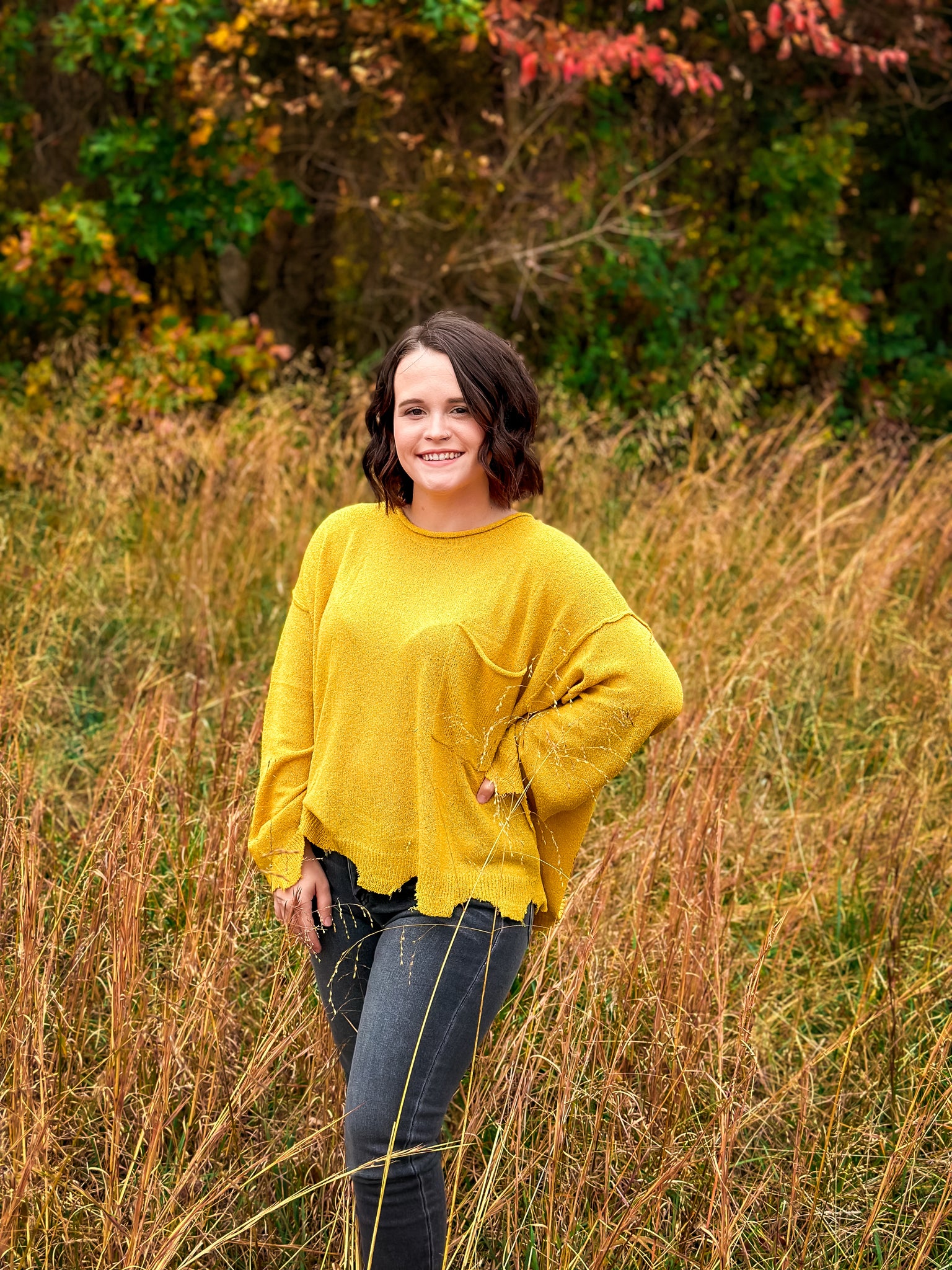 Mustard Lightweight Sweater