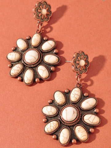 Western Flower Earrings