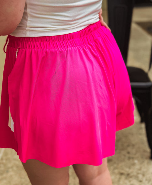 Pink Sporty Shorts