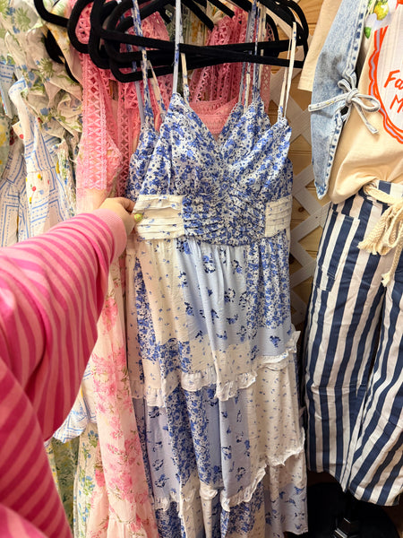 Farmhouse Patchwork Dress