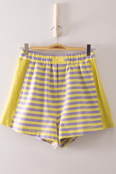 Lemon Berry Stripe Shorts