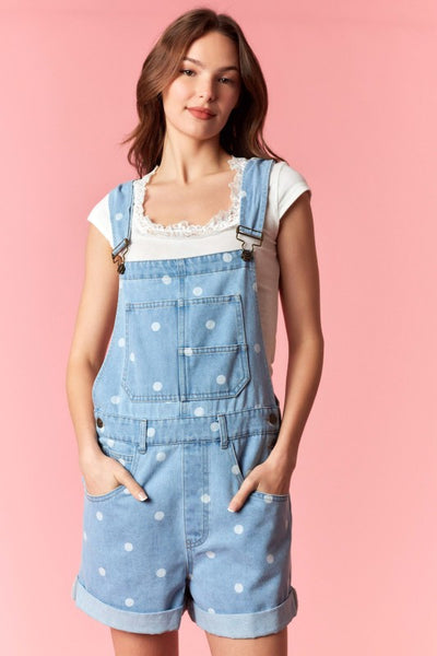 Polly Polka Dot Overalls
