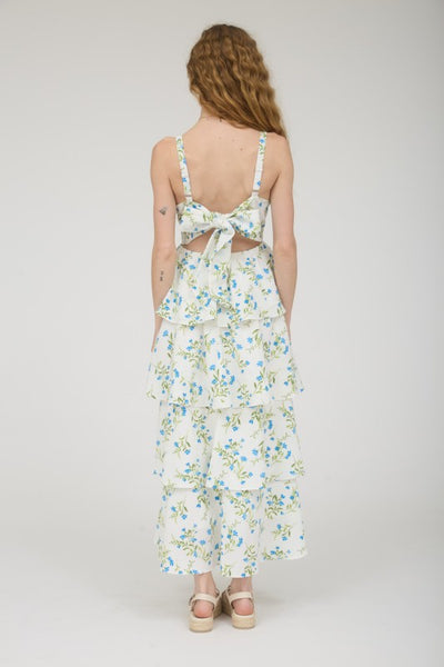 Ditsy Blue Spring Dress