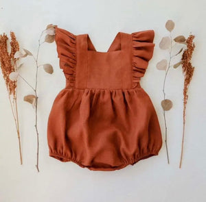 Rust Fall Romper