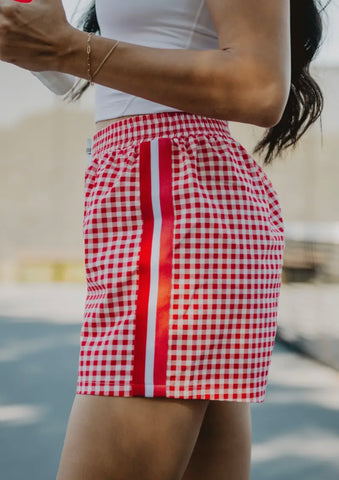 Red Plaid Boxer Short