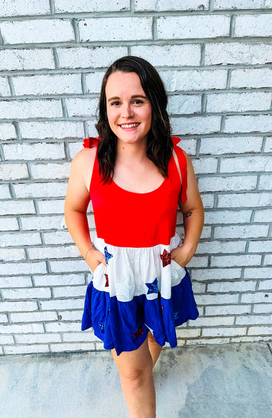 Star Spangled Romper