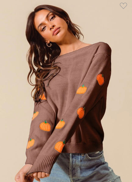 Mocha Pumpkin Sweater