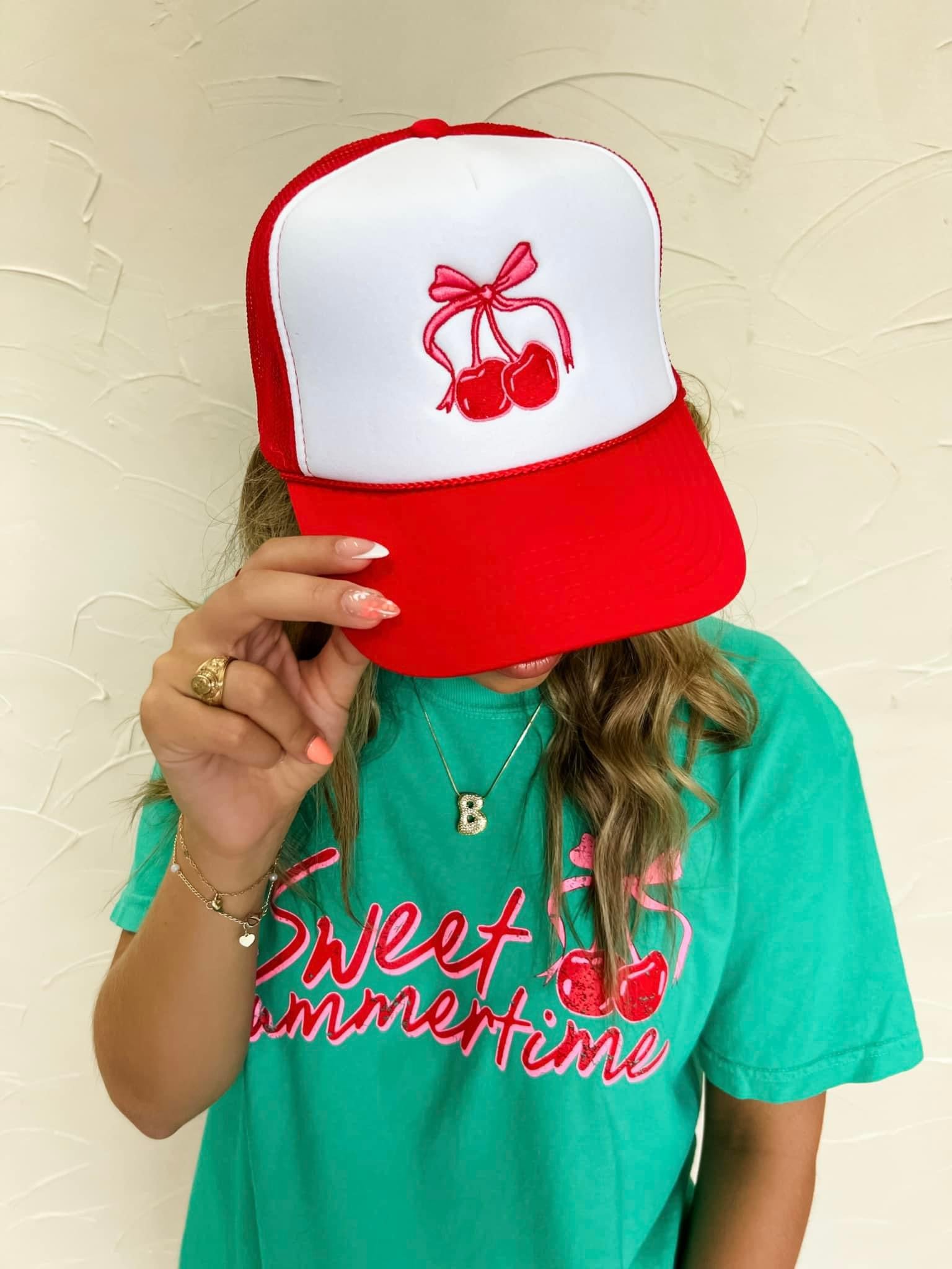 Cherry Trucker Hat