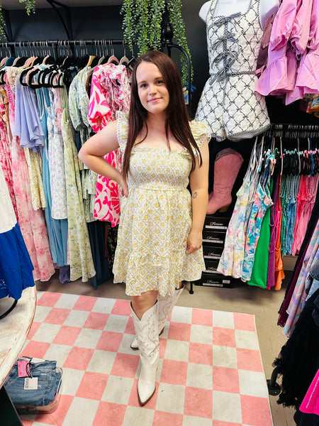 Summer Sun Floral Dress