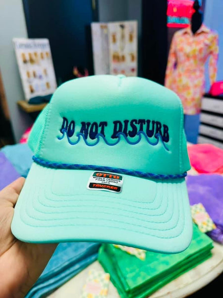 Do Not Disturb Lake Trucker Hat