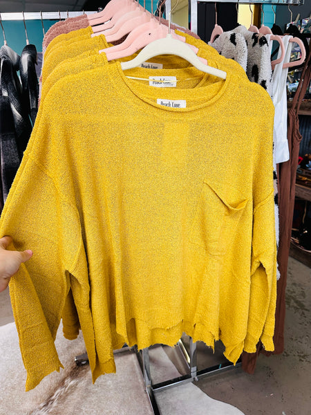 Mustard Lightweight Sweater