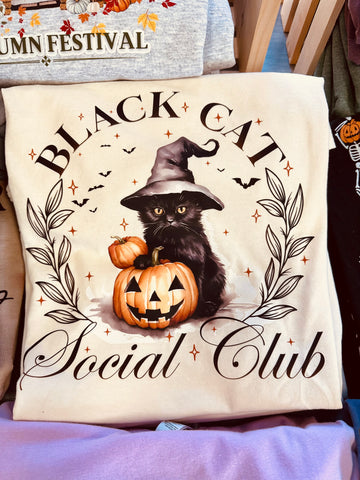 Black Cat Social Club Tee