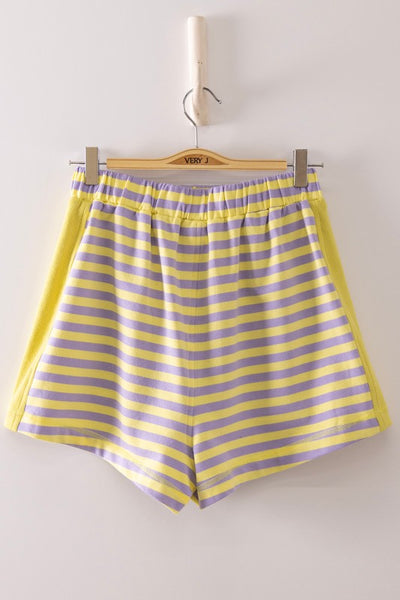 Lemon Berry Stripe Shorts