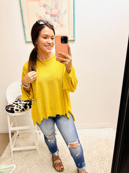 Mustard Lightweight Sweater