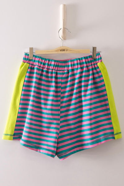 Seafoam Stripe Shorts