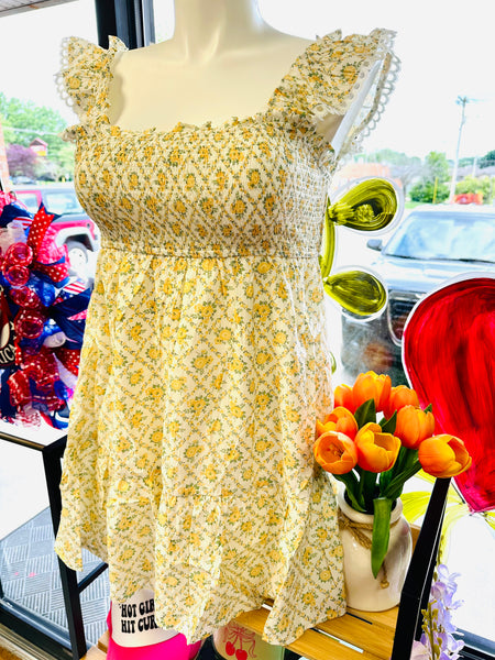Summer Sun Floral Dress