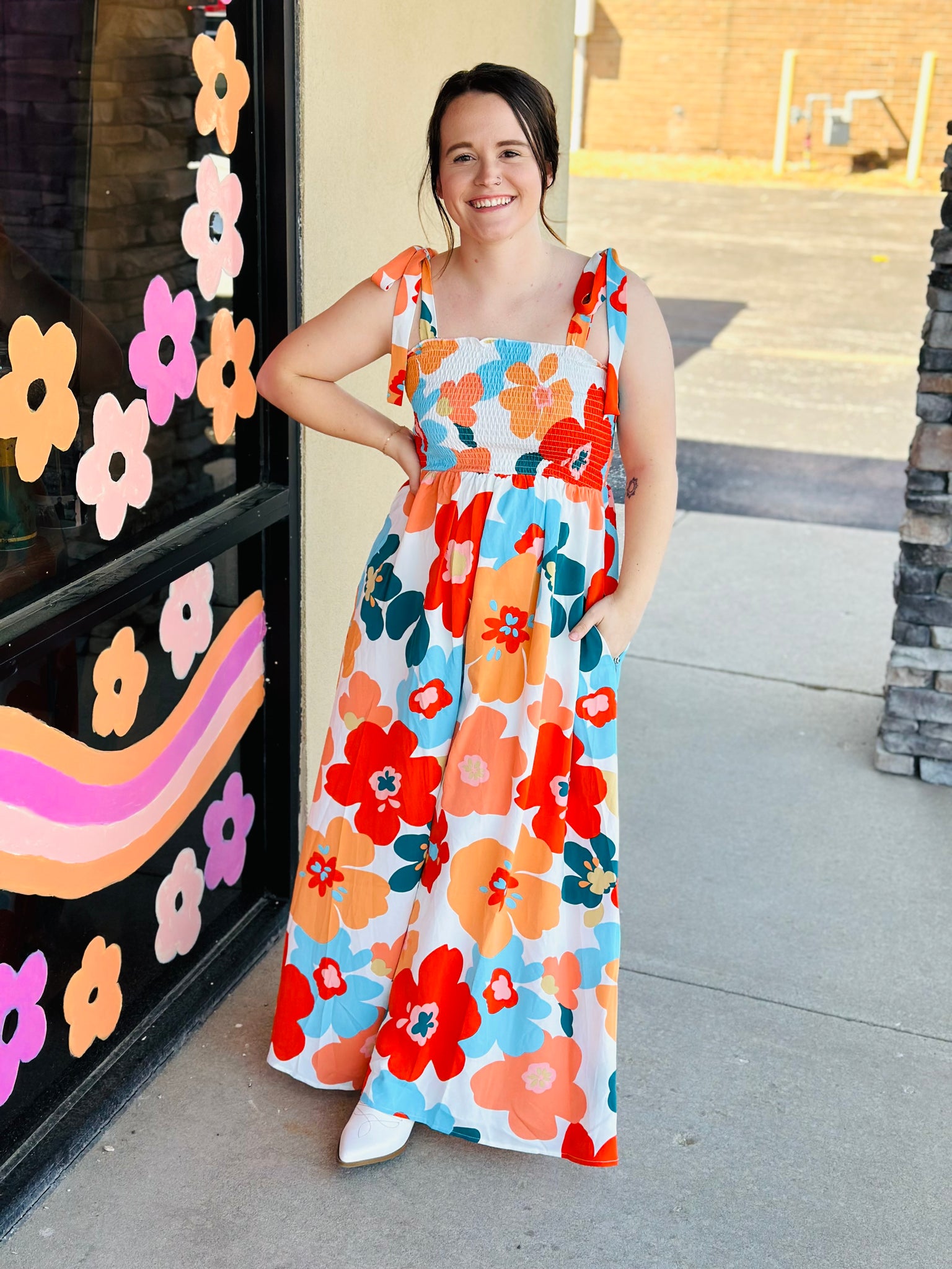 Summer Floral maxi dress