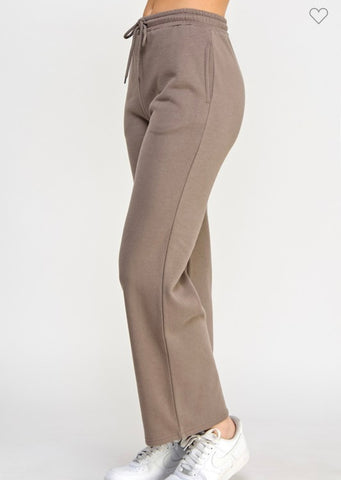 Brown Fleece Sweatpants