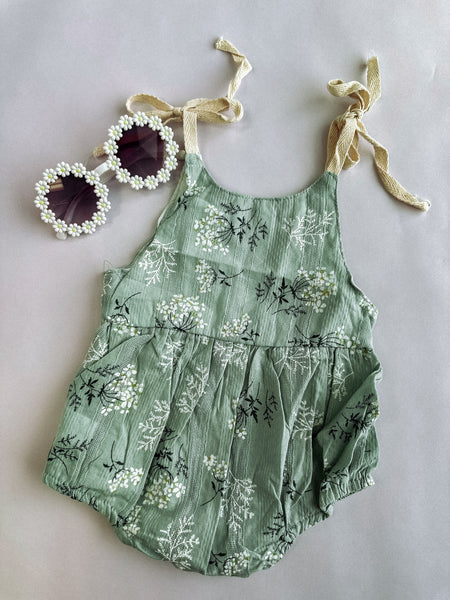 Sage Bubble Romper