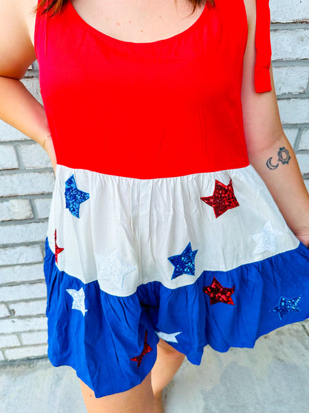 Star Spangled Romper