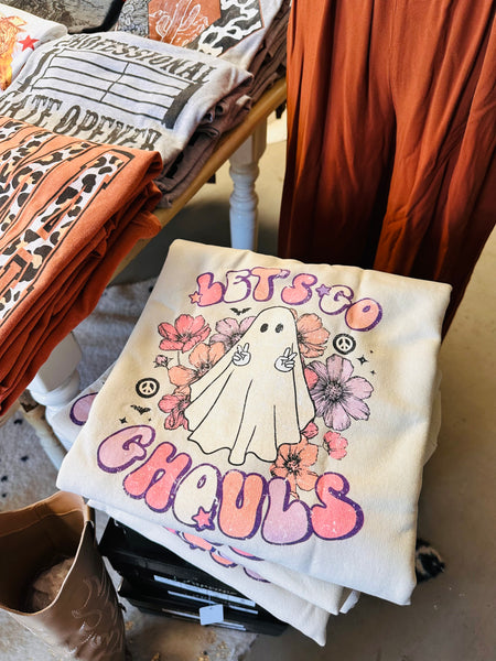 Let’s go ghouls girly sweatshirt