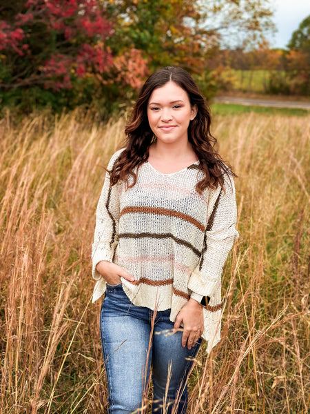 Breezy Stripe Sweater