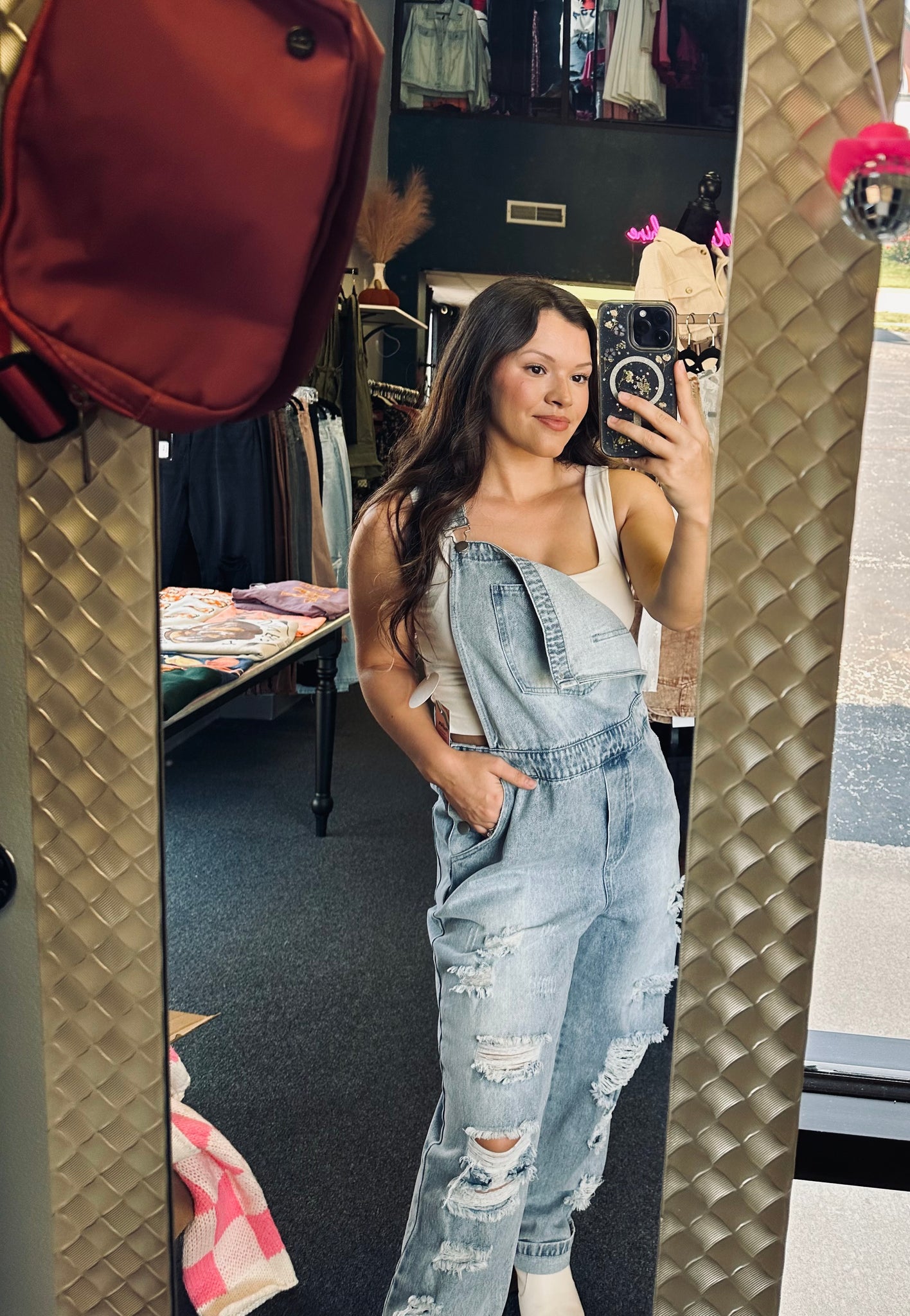 Denim Overalls