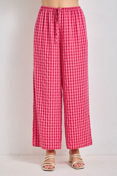 Summer Gingham Pants