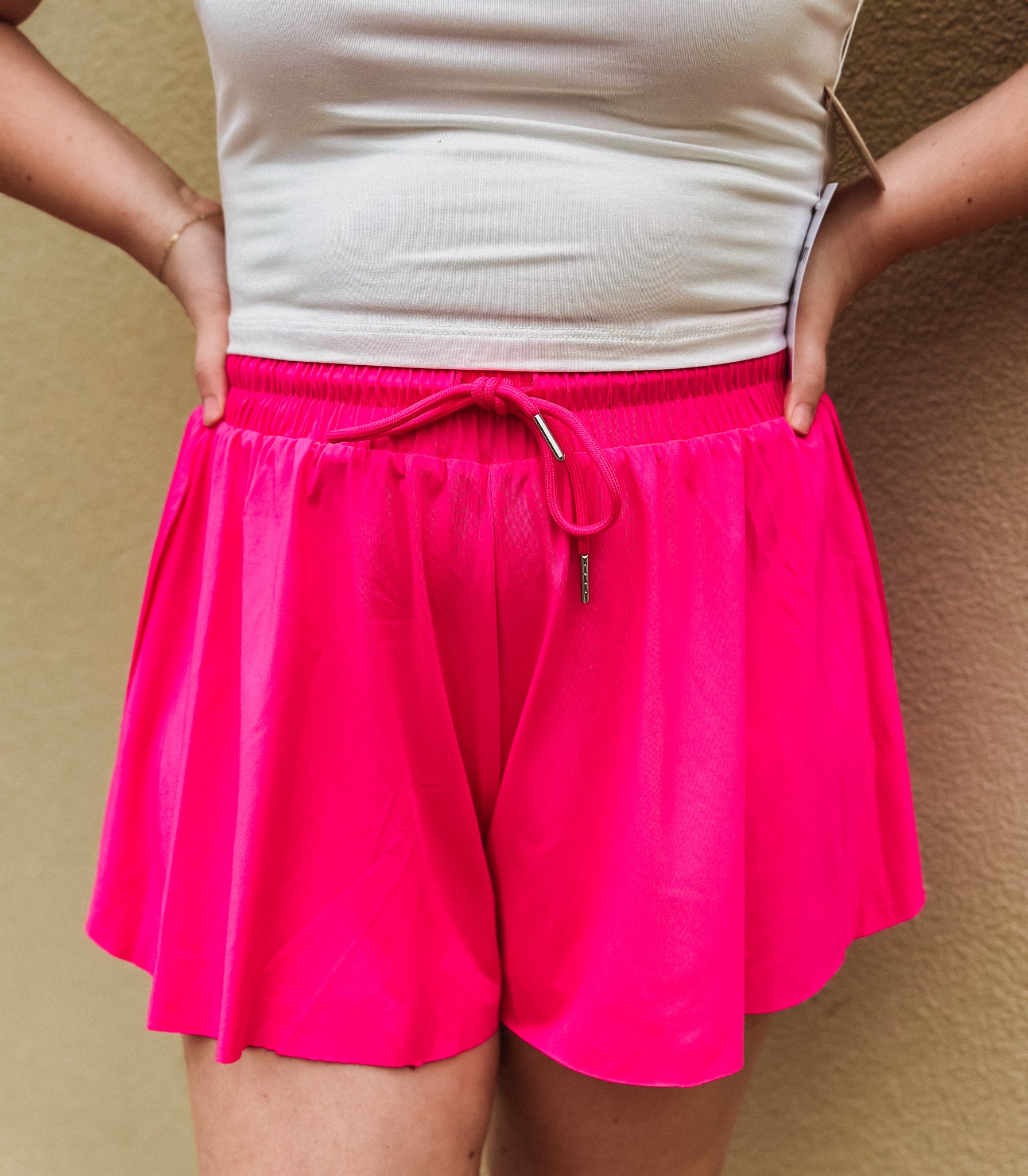 Pink Sporty Shorts