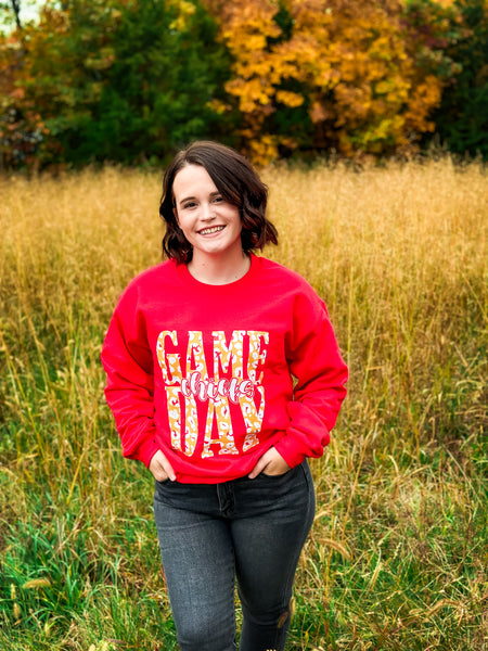 Game Day Leopard Crewneck