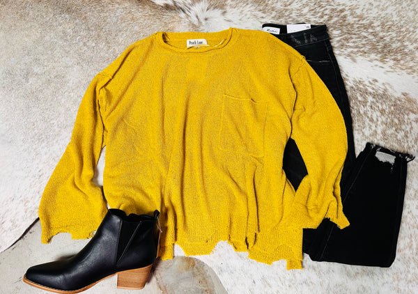 Mustard Lightweight Sweater