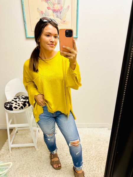 Mustard Lightweight Sweater