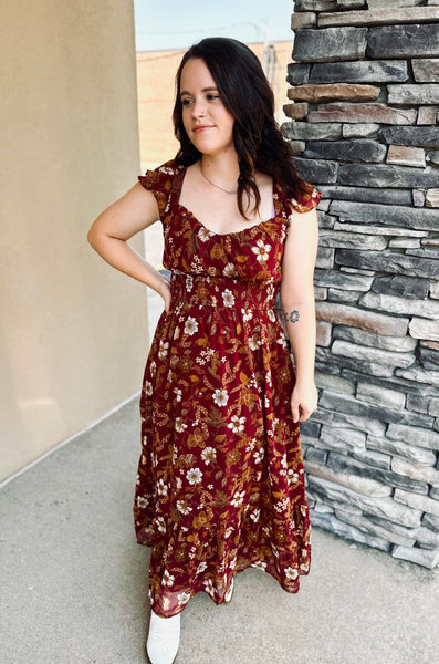 Autumn Festival Midi Dress