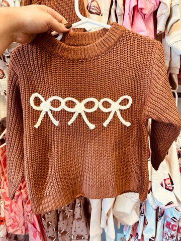 Fall Bow Sweater