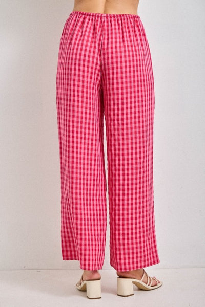 Summer Gingham Pants