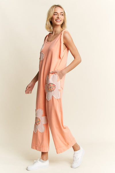 Papaya Flower Jumpsuit